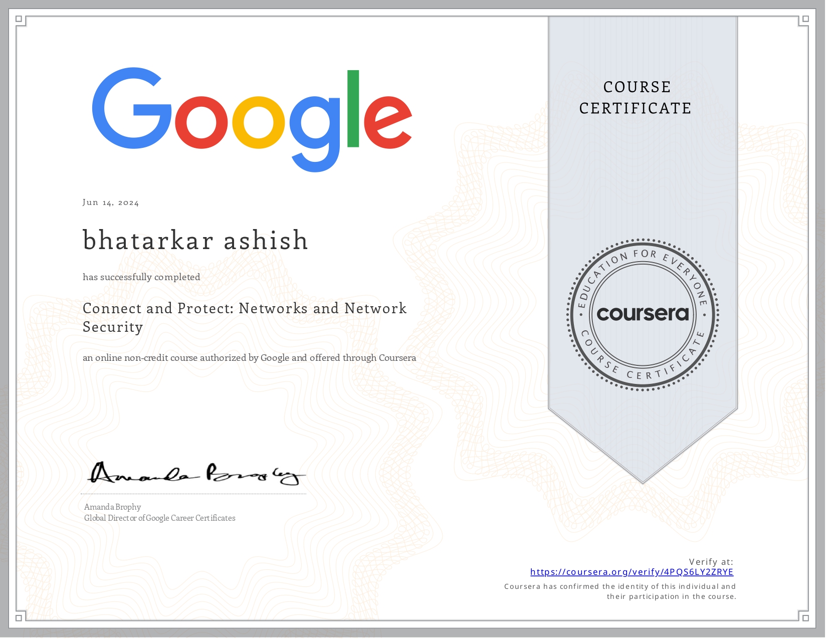Cybersecurity Certificate 3